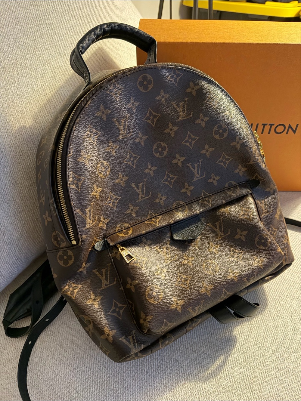 LOUIS VUITTON Monogram Canvas Palm Springs MM Backpack Bag - Picture 7 of 14
